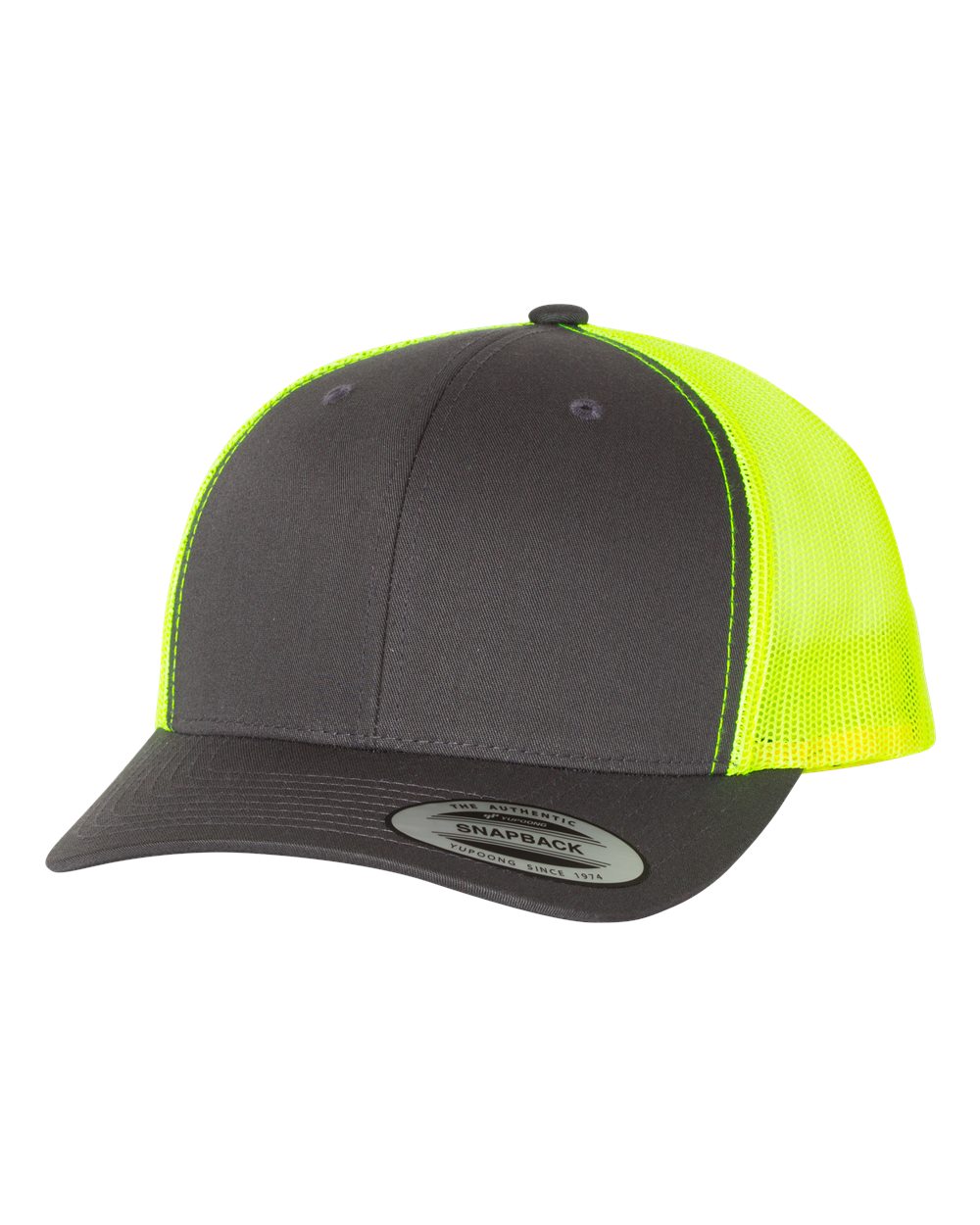 click to view Charcoal/ Neon Green